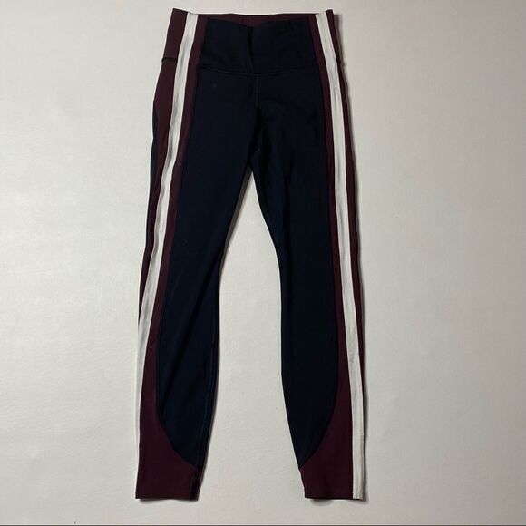 Athleta | Yoga Tri-Color Legging EUC - Picture 1 of 7